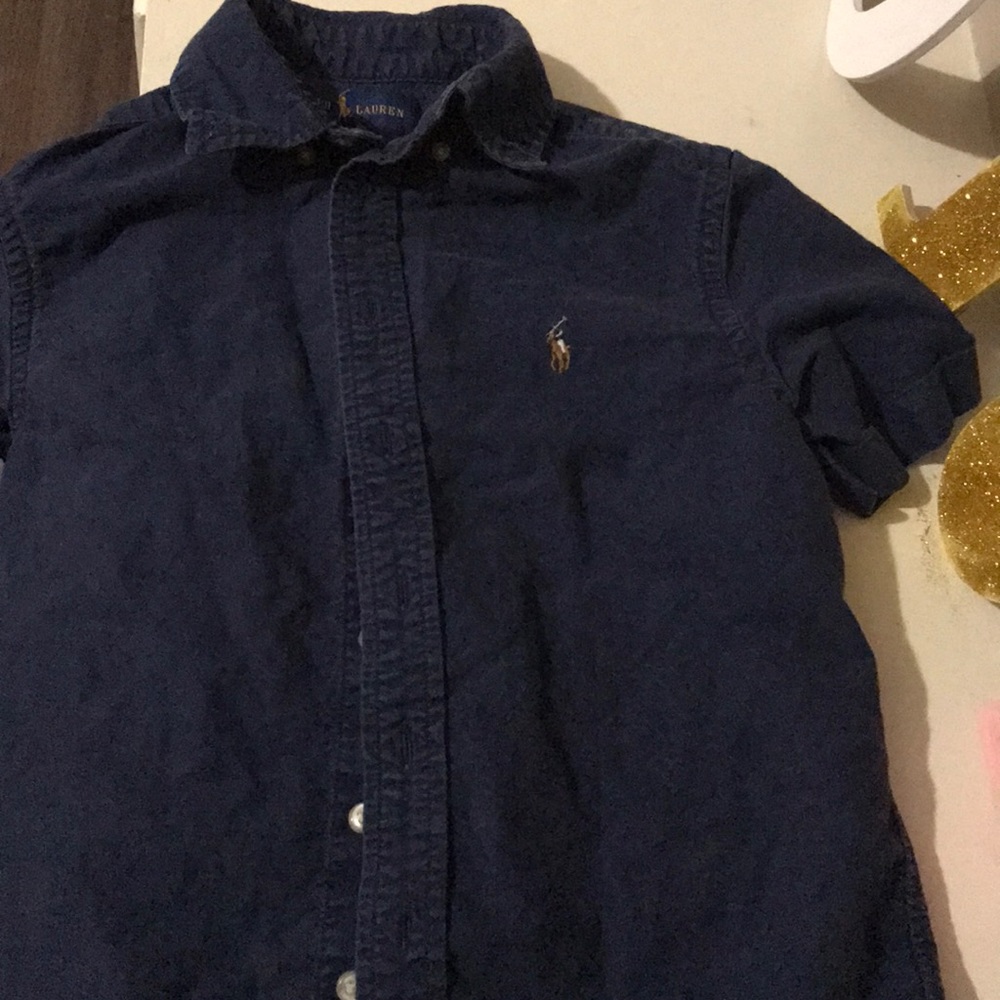 Boys Short Sleeve Button Down